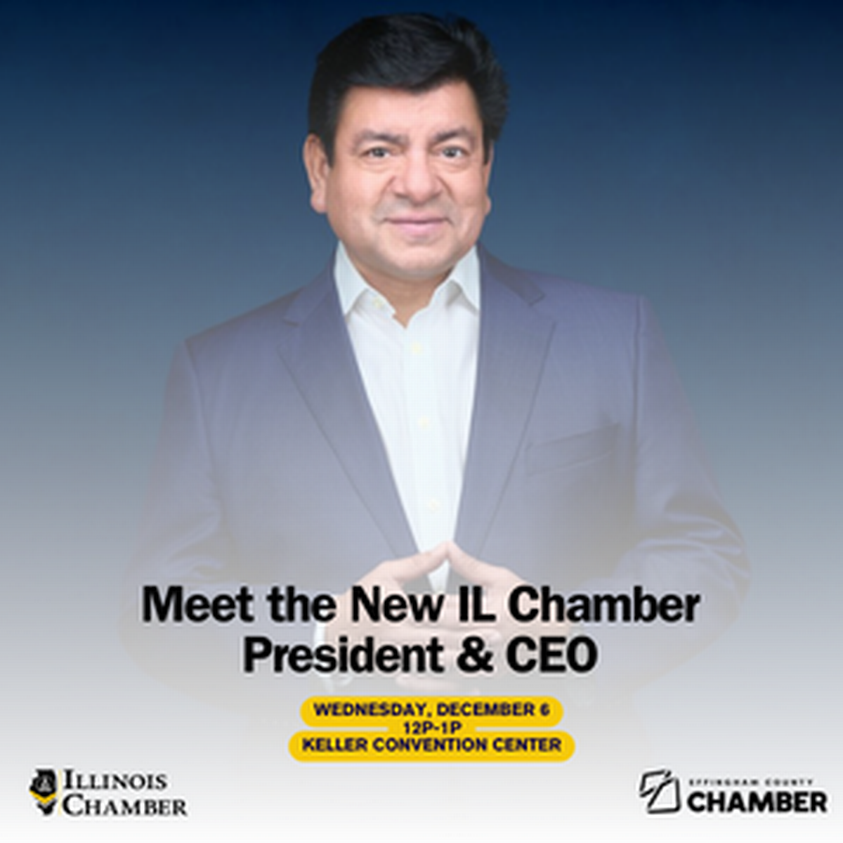 IL Chamber Luncheon Lou Sandoval Dec 6, 2023 Effingham County Chamber